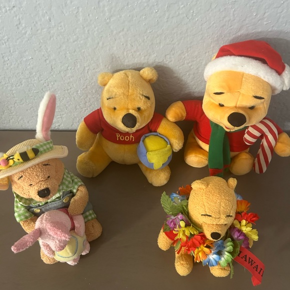 Disney Winnie the Pooh Plush Toy Set - Multicolor - Picture 3 of 4